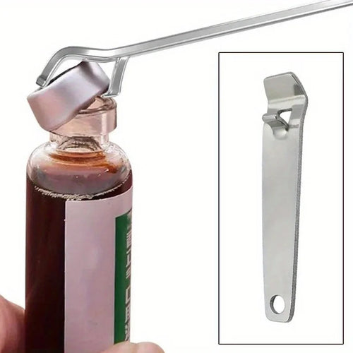2PCS Stainless Steel Liquid Vial Opener. YOU WILL NEED ONE OF THESE.