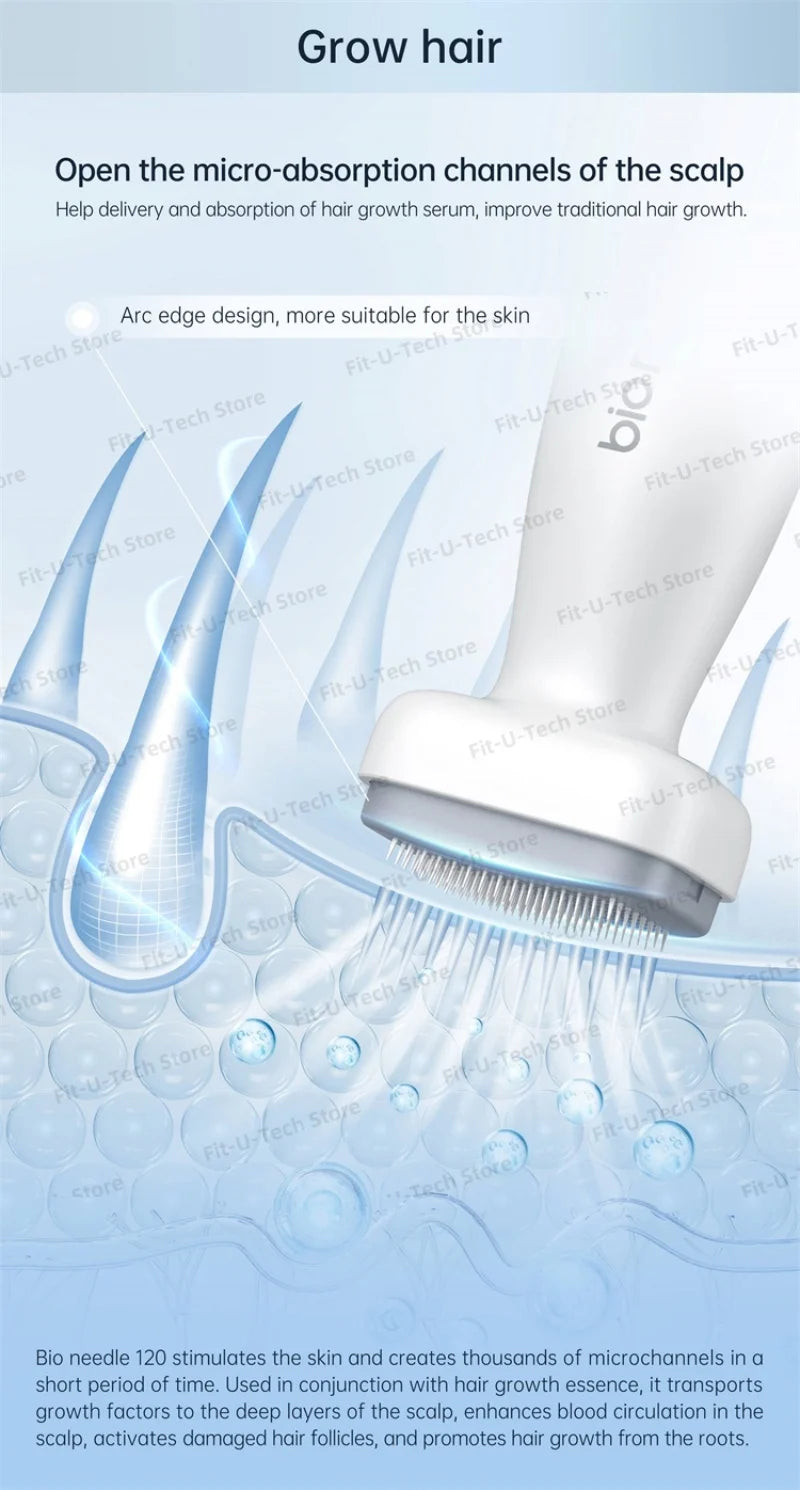 new adjustable derma stamp microneedle 120 pins skin care derma stamp.
