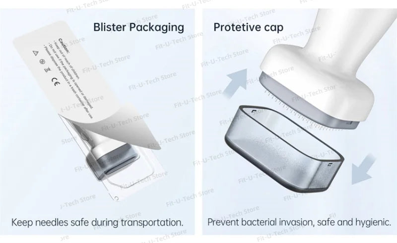 new adjustable derma stamp microneedle 120 pins skin care derma stamp.