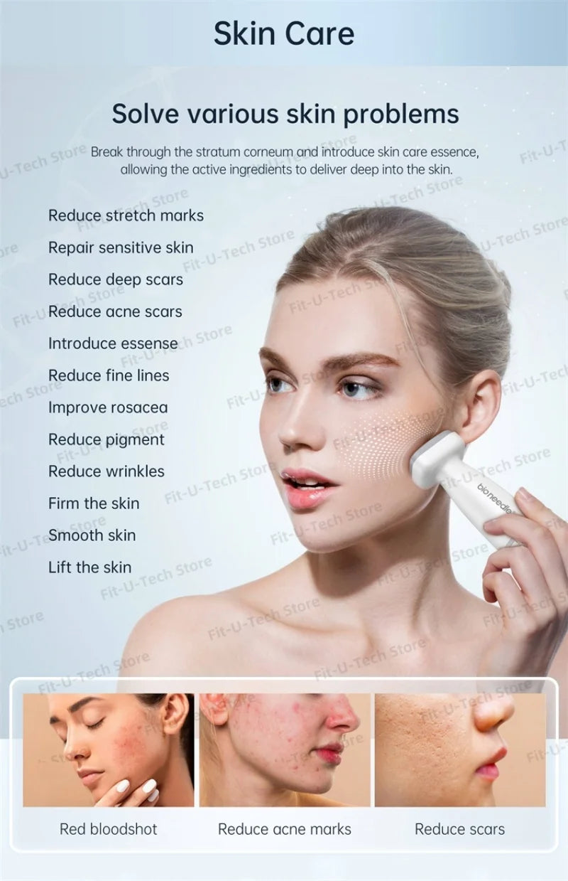 new adjustable derma stamp microneedle 120 pins skin care derma stamp.