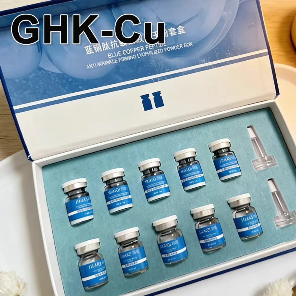 GHK-Cu Blue Copper Peptide Freeze-Dried Powder Skin Care
