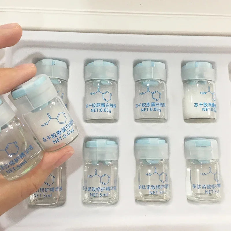 Korean Hydrolyzed Silk Protein Collagen Thread Ball SkinCare