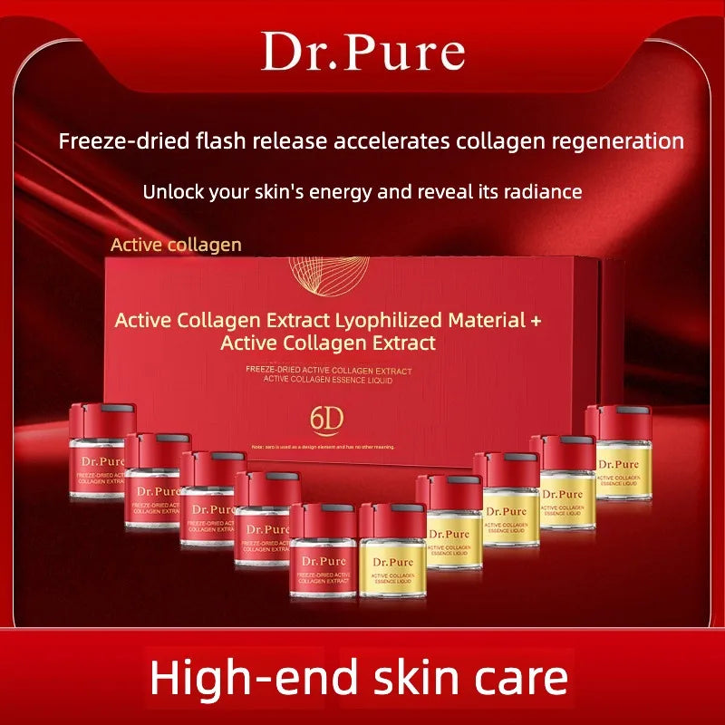 Bio-Active 6D Collagen Freeze-Dried Powder & Essence.