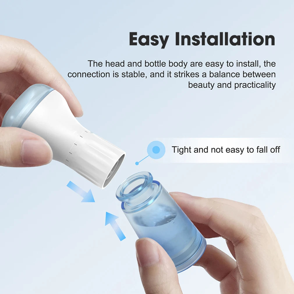 140 Adjustable Derma Stamp with Serum Container skincare Tool.