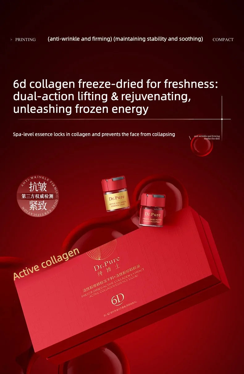 Bio-Active 6D Collagen Freeze-Dried Powder & Essence.