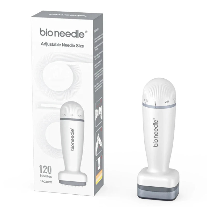 new adjustable derma stamp microneedle 120 pins skin care derma stamp.
