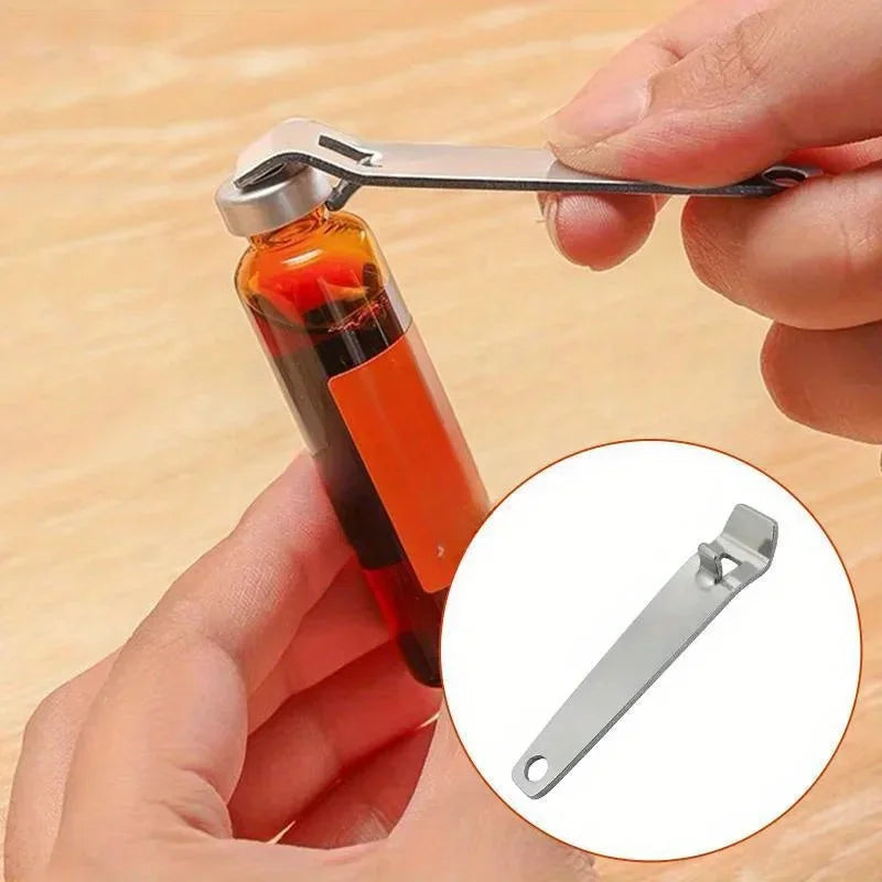 2PCS Stainless Steel Liquid Vial Opener. YOU WILL NEED ONE OF THESE.