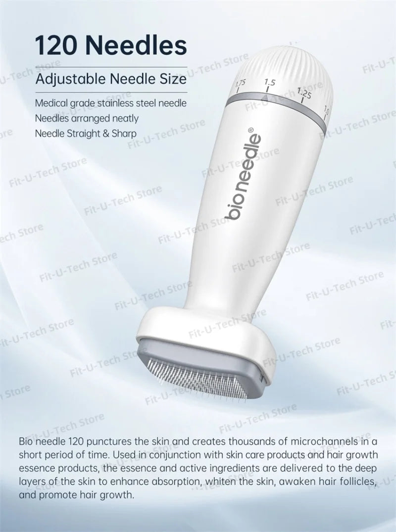 new adjustable derma stamp microneedle 120 pins skin care derma stamp.