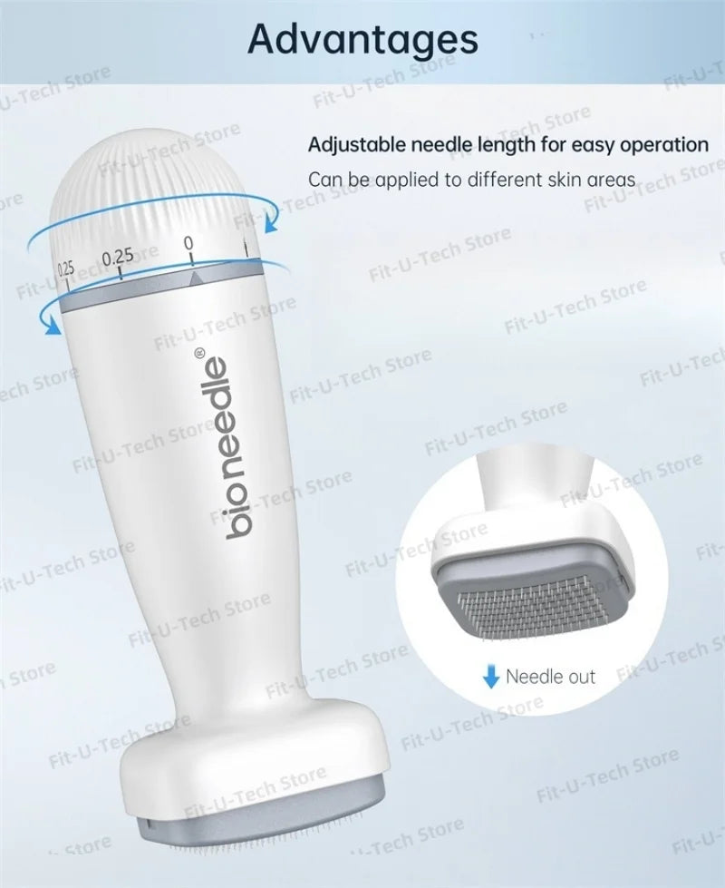 new adjustable derma stamp microneedle 120 pins skin care derma stamp.